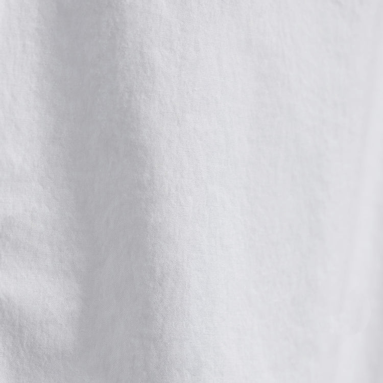 Oversized Stretch Poplin Short Sleeve Shirt in White | James Perse Los Angeles