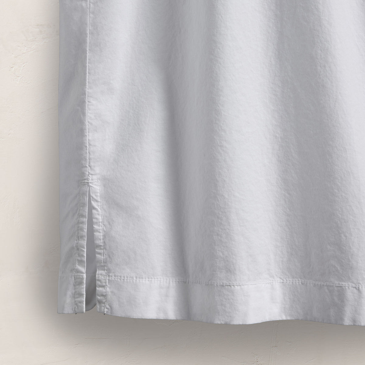 Oversized Stretch Poplin Short Sleeve Shirt in White | James Perse Los Angeles