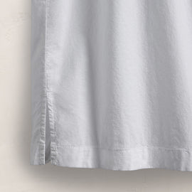 Oversized Stretch Poplin Short Sleeve Shirt in White | James Perse Los Angeles