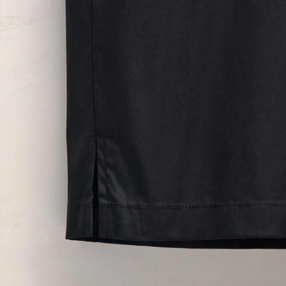 Zip Up Shirt in Black | James Perse Los Angeles