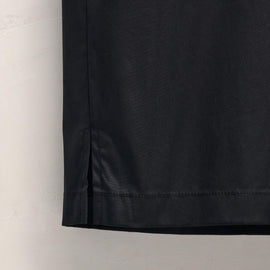 Zip Up Shirt in Black | James Perse Los Angeles