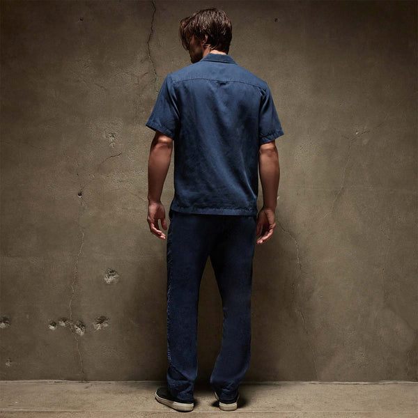 Cotton Linen Short Sleeve in Imperial Pigment | James Perse Los Angeles