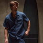 Cotton Linen Short Sleeve in Imperial Pigment | James Perse Los Angeles