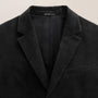 Cotton Cashmere Corduroy Suit Jacket in Black | James Perse Los Angeles