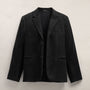 Cotton Cashmere Corduroy Suit Jacket in Black | James Perse Los Angeles