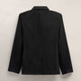 Cotton Cashmere Corduroy Suit Jacket in Black | James Perse Los Angeles