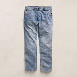 Classic Linen Denim Pant in Light Wash | James Perse Los Angeles