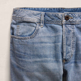 Classic Linen Denim Pant in Light Wash | James Perse Los Angeles