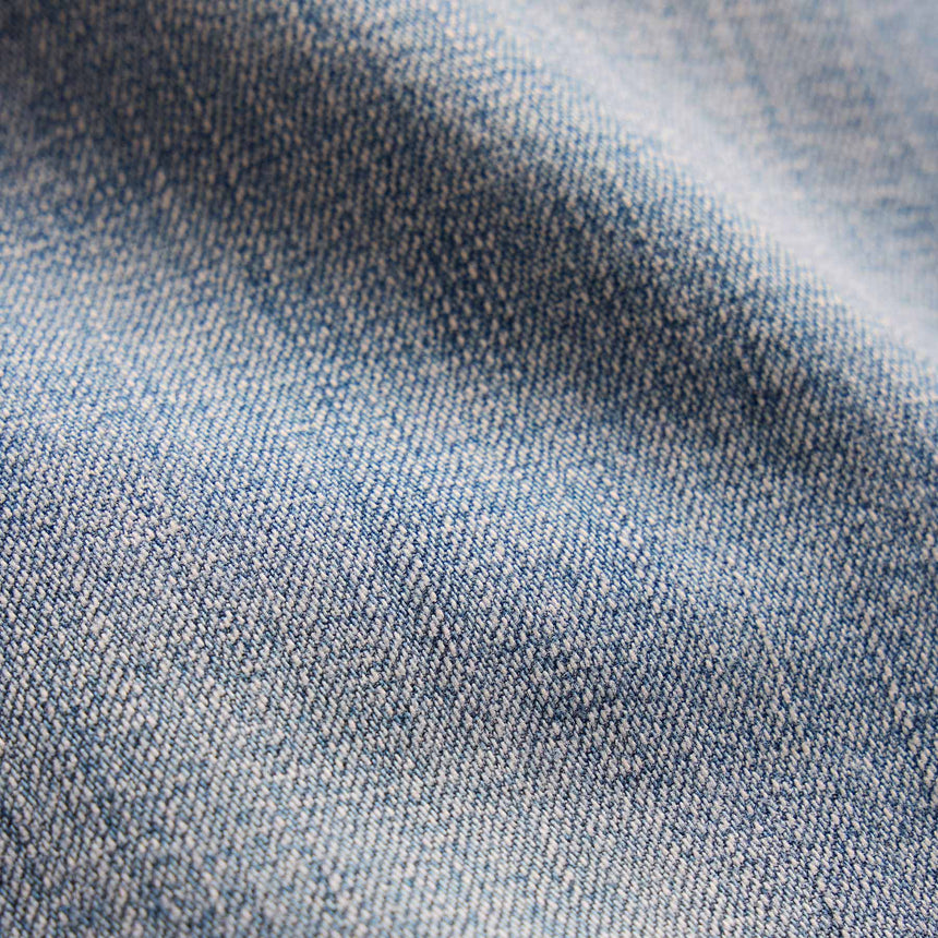Classic Linen Denim Pant in Light Wash | James Perse Los Angeles