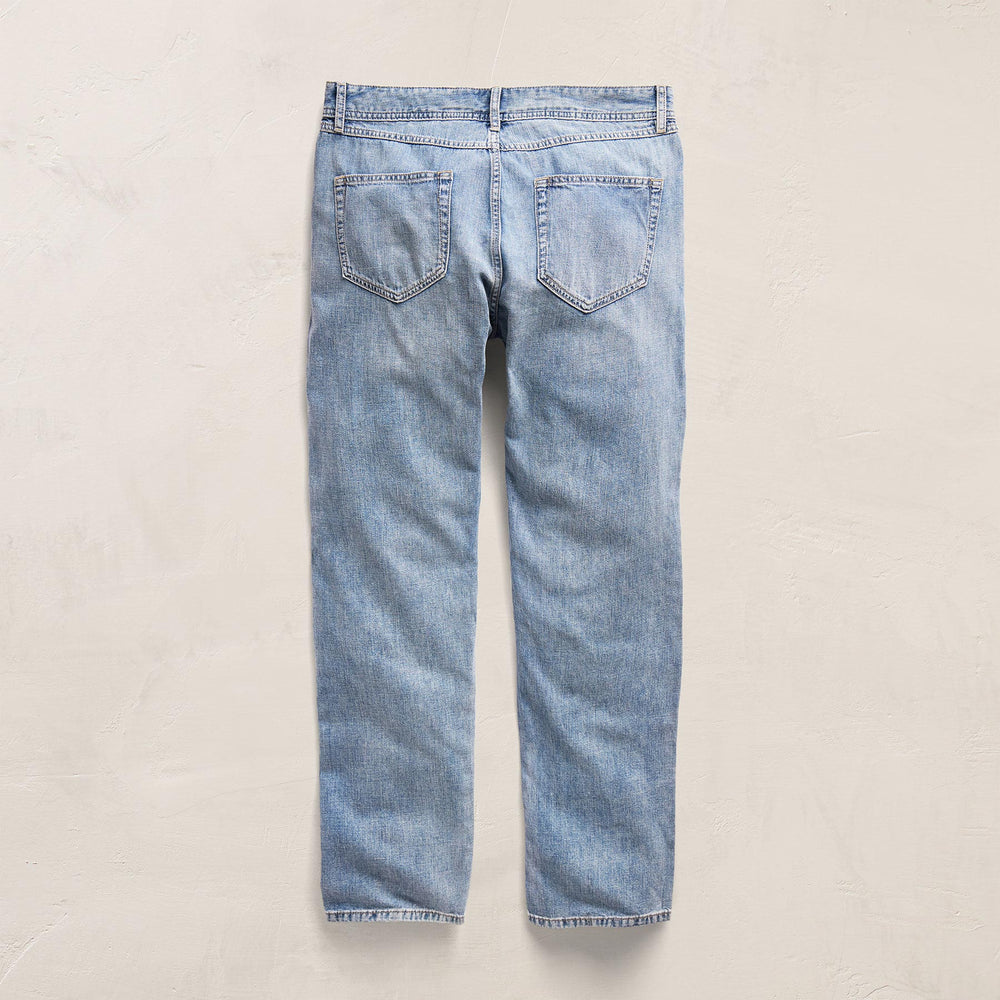 Classic Linen Denim Pant in Light Wash | James Perse Los Angeles