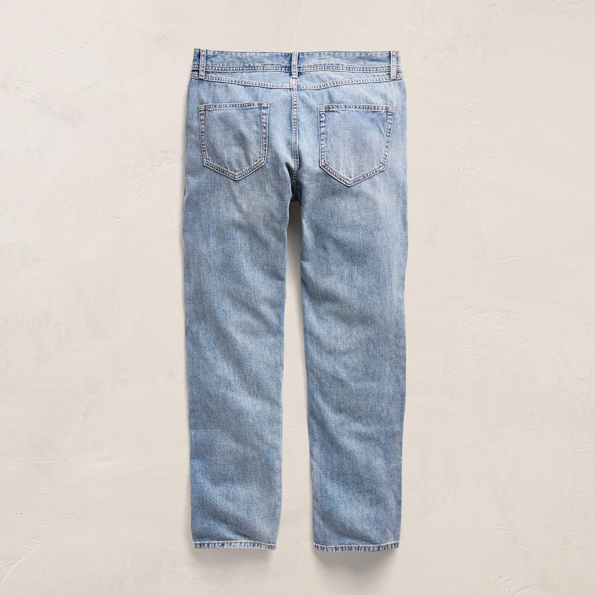 Classic Linen Denim Pant in Light Wash | James Perse Los Angeles