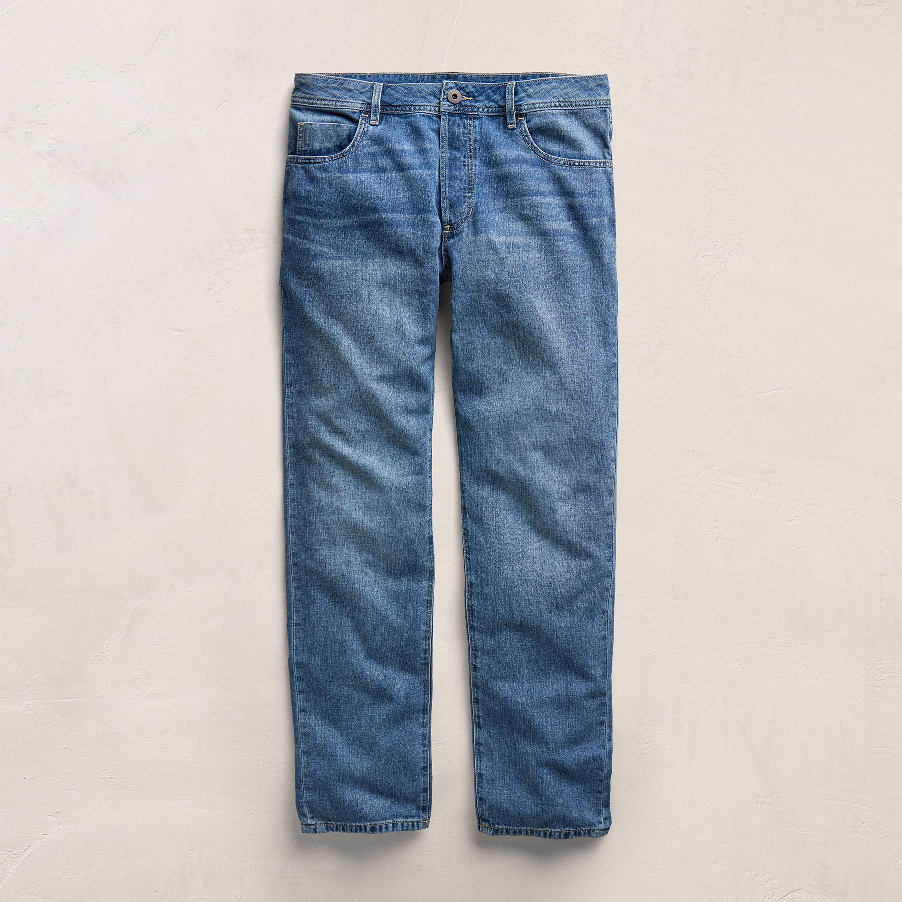 Classic Linen Denim Pant in Medium Wash | James Perse Los Angeles