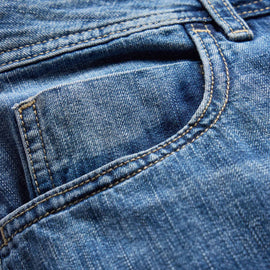 Classic Linen Denim Pant in Medium Wash | James Perse Los Angeles