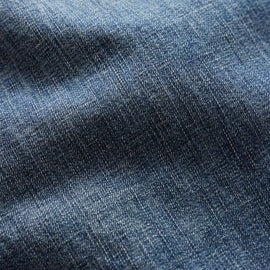 Linen Denim Drawstring Pant in Blue Wash | James Perse Los Angeles