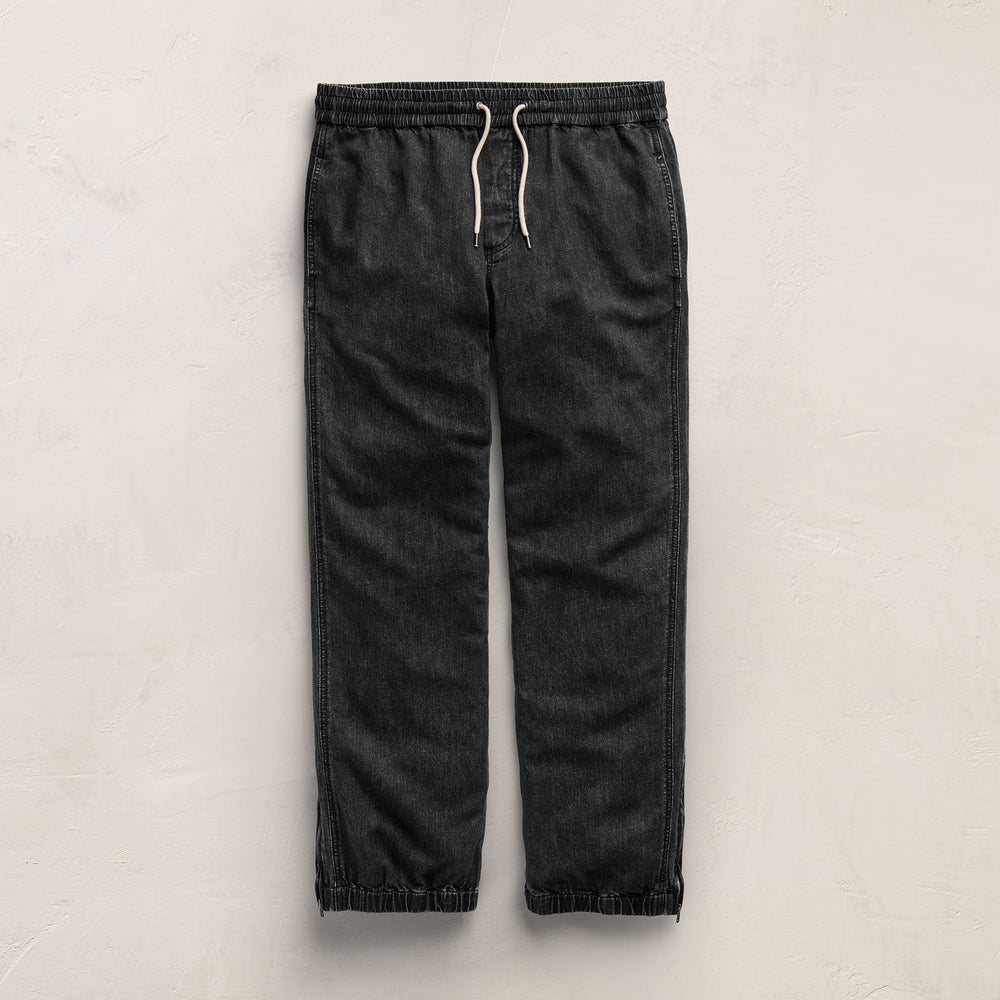 Men'S Denim Jogger in Black Wash | James Perse Los Angeles