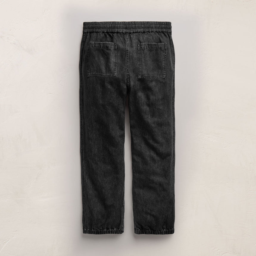 Men'S Denim Jogger in Black Wash | James Perse Los Angeles