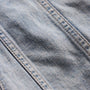 Linen Denim Trucker Jacket in Light Wash | James Perse Los Angeles