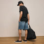 Linen Denim Drawstring Short in Blue Wash | James Perse Los Angeles