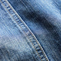 Linen Denim Drawstring Short in Blue Wash | James Perse Los Angeles