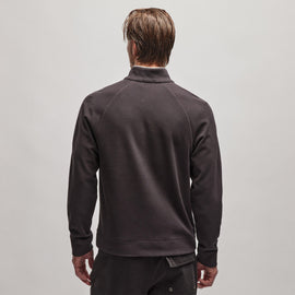 Sherpa Lined Scuba Half Zip in Magma | James Perse Los Angeles