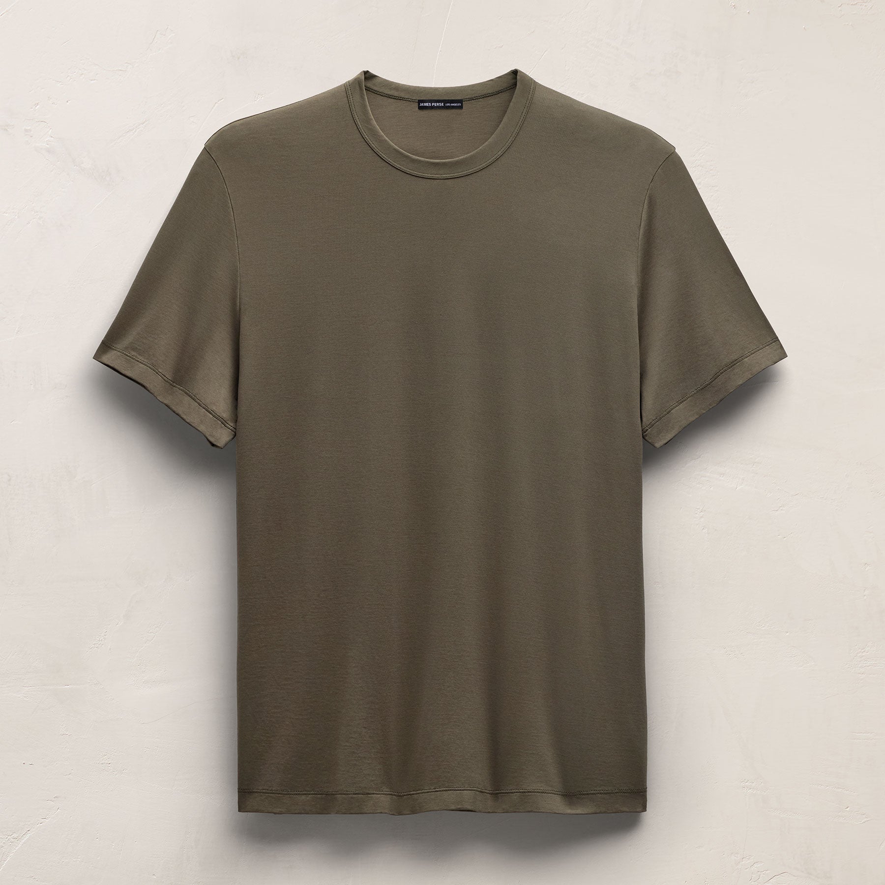 Lotus Jersey Double Ply Crew - Army Green