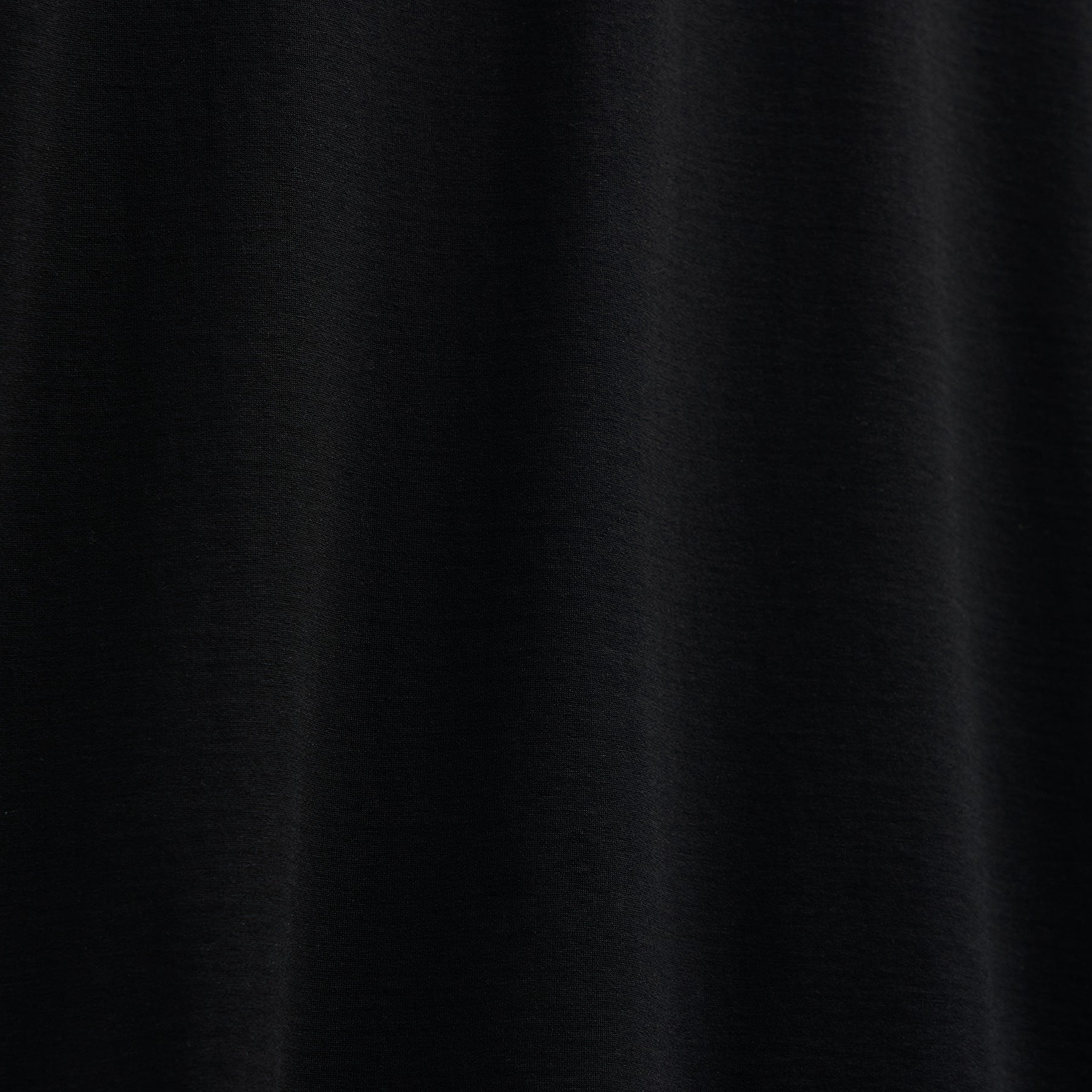 Double Ply Lotus Jrsy Short Sleeve Crew in Black | James Perse Los Angeles FLAT