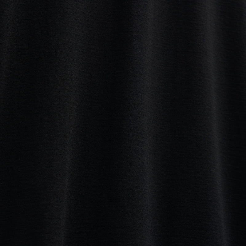 Double Ply Lotus Jrsy Short Sleeve Crew in Black | James Perse Los Angeles FLAT