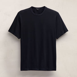 Double Ply Lotus Jrsy Short Sleeve Crew in Deep | James Perse Los Angeles FLAT