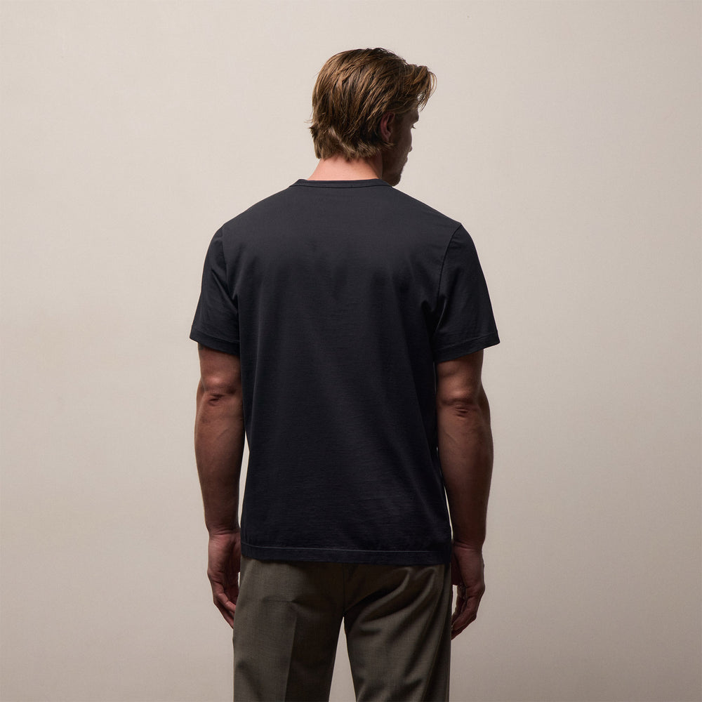 Lotus Jersey Double Ply Crew in Deep | James Perse Los Angeles
