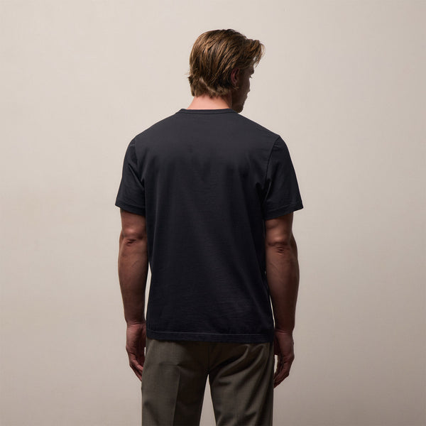 Lotus Jersey Double Ply Crew in Deep | James Perse Los Angeles