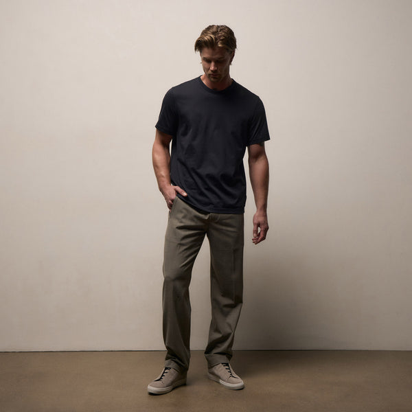 Lotus Jersey Double Ply Crew in Deep | James Perse Los Angeles