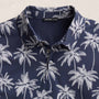 Palm Print Performance Pique Polo in Navy Print | James Perse Los Angeles