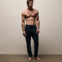 Luxe Lotus Jersey Tapered Lounge Pant in French Navy | James Perse Los Angeles