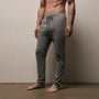 Luxe Lotus Jersey Tapered Lounge Pant in Heather Grey | James Perse Los Angeles