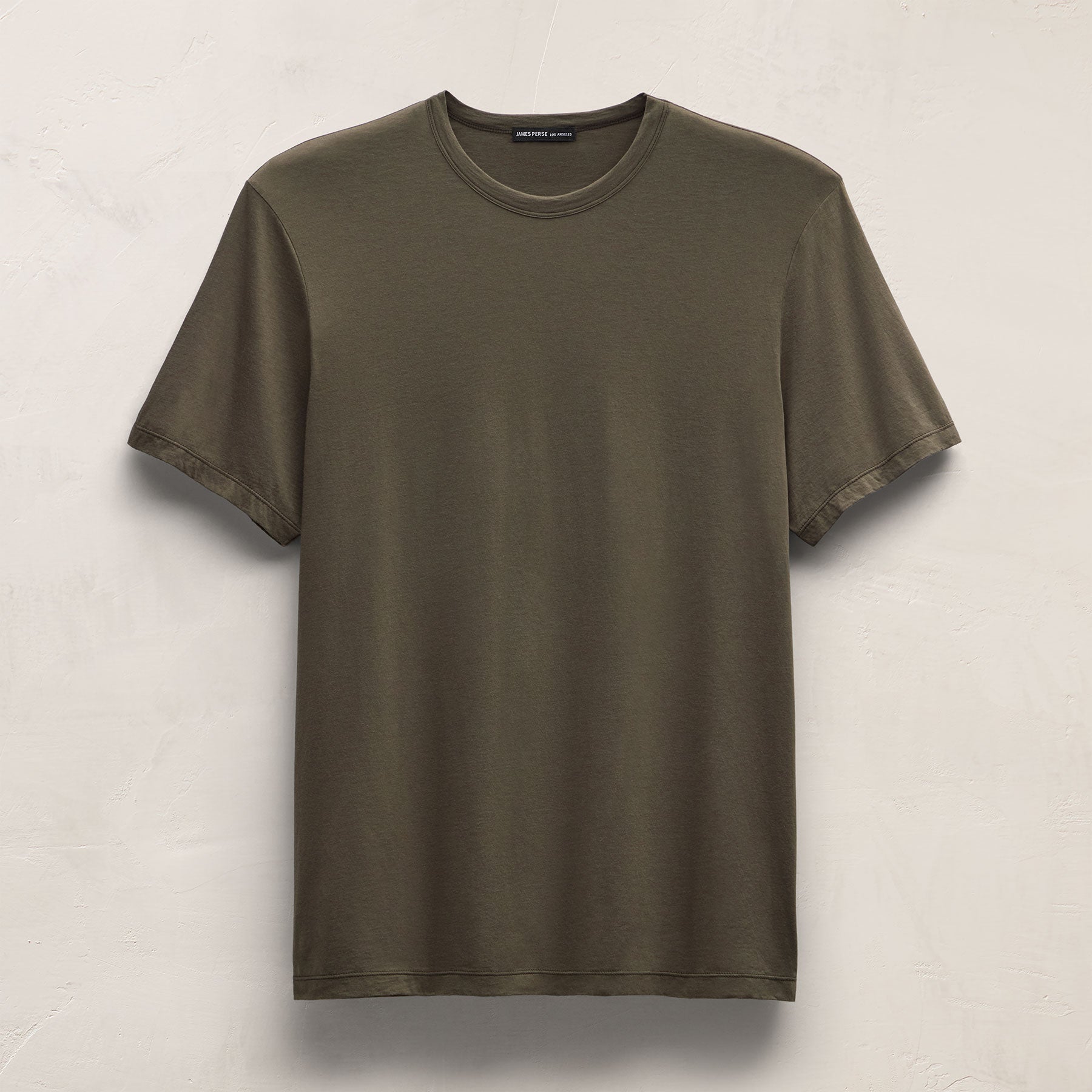 Luxe Lotus Jersey Tee in Army Green | James Perse Los Angeles