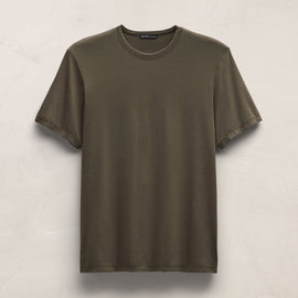 Luxe Lotus Jersey Tee in Army Green | James Perse Los Angeles