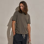 Luxe Lotus Jersey Tee - Army Green