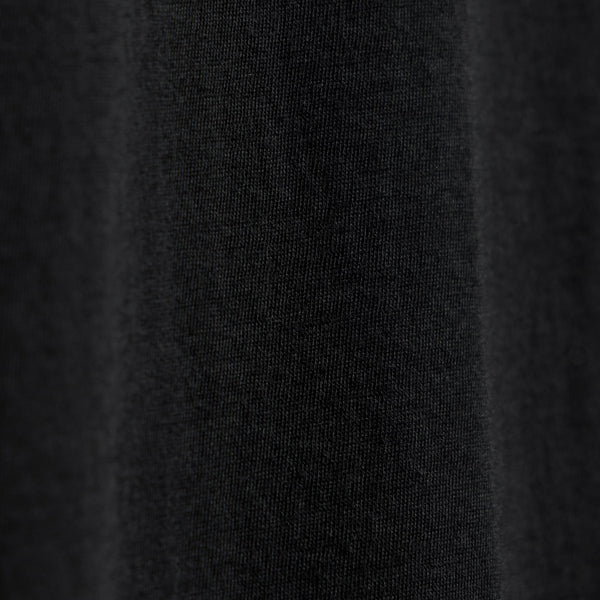 Luxe Lotus Jersey Tee - Black