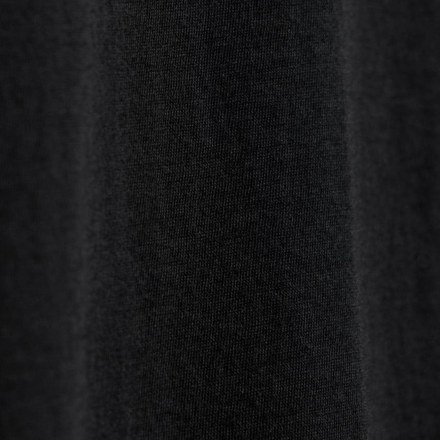 Luxe Lotus Jersey Tee - Black