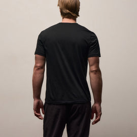 Luxe Lotus Jersey Tee in Black | James Perse Los Angeles