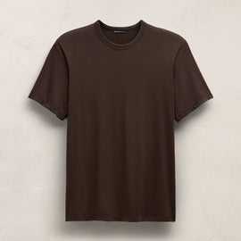 Luxe Lotus Jersey Tee in Bark | James Perse Los Angeles