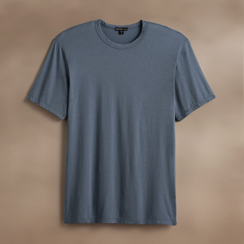 Luxe Lotus Jersey Tee  in Cascade | James Perse Los Angeles