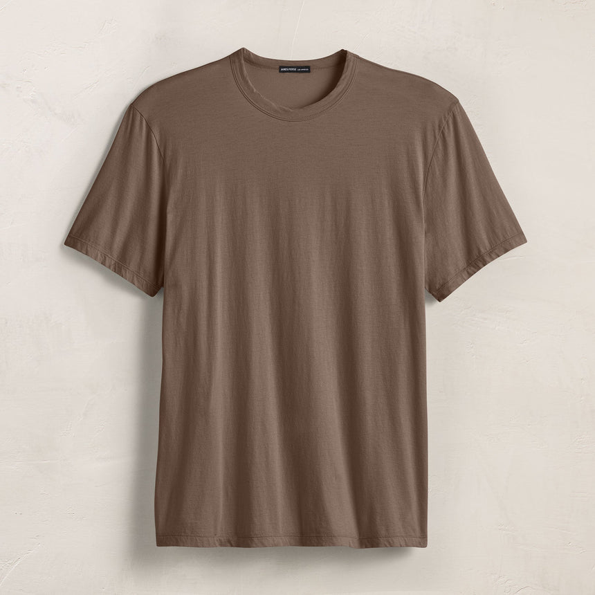 Luxe Lotus Jersey Tee in Caribou | James Perse Los Angeles