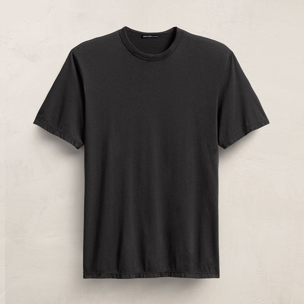 Luxe Lotus Jersey Tee in Carbon | James Perse Los Angeles