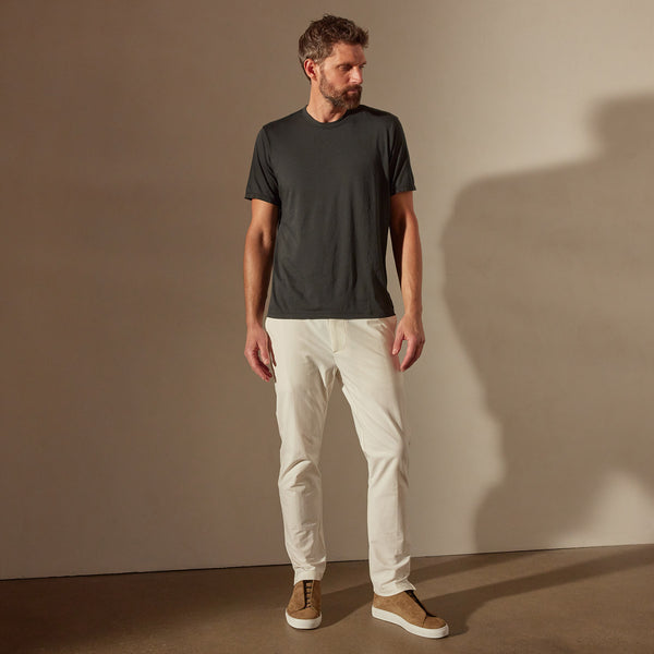 Luxe Lotus Jersey Tee in Carbon | James Perse Los Angeles