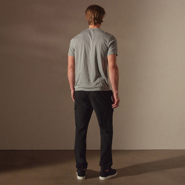 Luxe Lotus Jersey Tee in Dove | James Perse Los Angeles