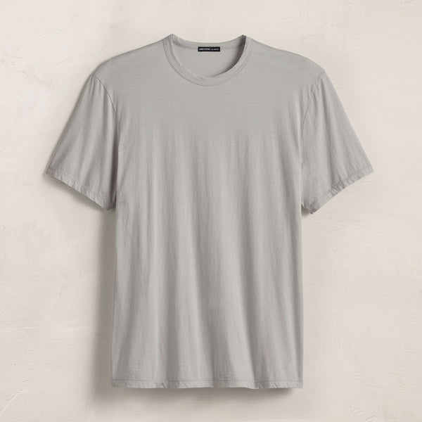 Luxe Lotus Jersey Tee in Fog | James Perse Los Angeles