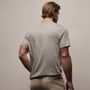 Luxe Lotus Jersey Tee in Fog | James Perse Los Angeles