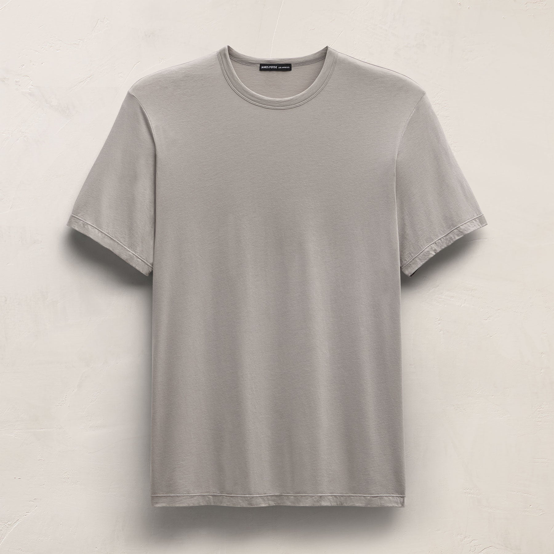 Luxe Lotus Jersey Tee in Fog | James Perse Los Angeles