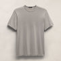 Luxe Lotus Jersey Tee in Fog | James Perse Los Angeles